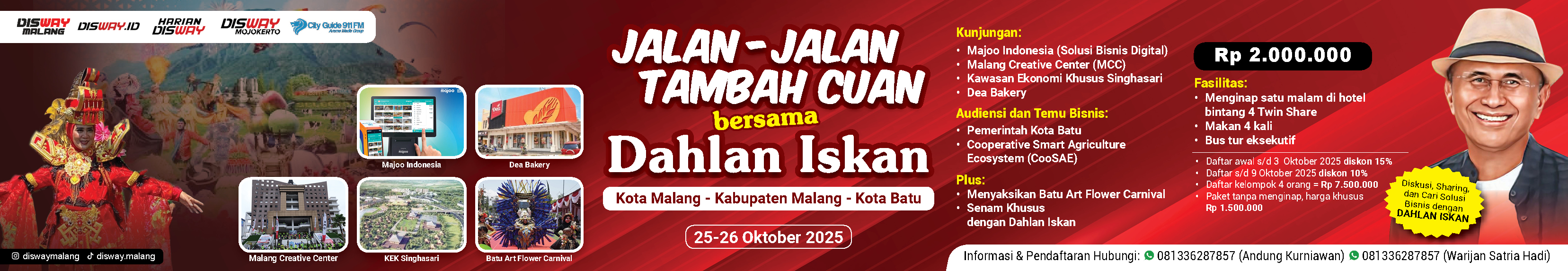 Jalan cuan bersama Dahlan Iskan