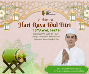 DLH Kab mjkt ucapan idul fitri 1447 h