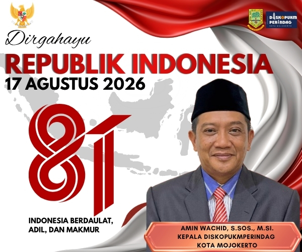 ucapan HUT ke 81 RI Diskopukmperindag kota