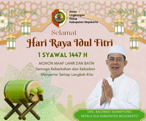 DLH Kab mjkt ucapan idul fitri 1447 h