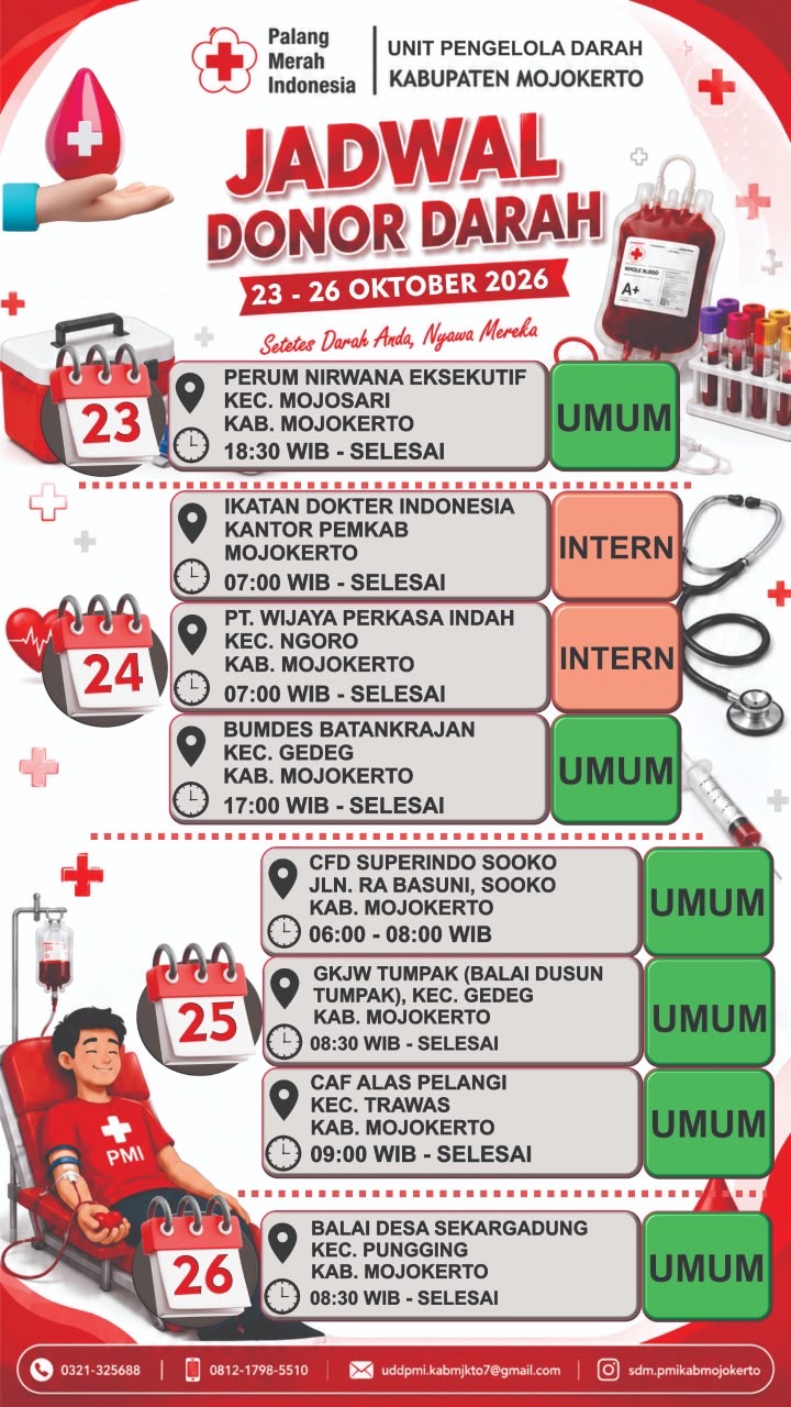 Jadwal donor darah