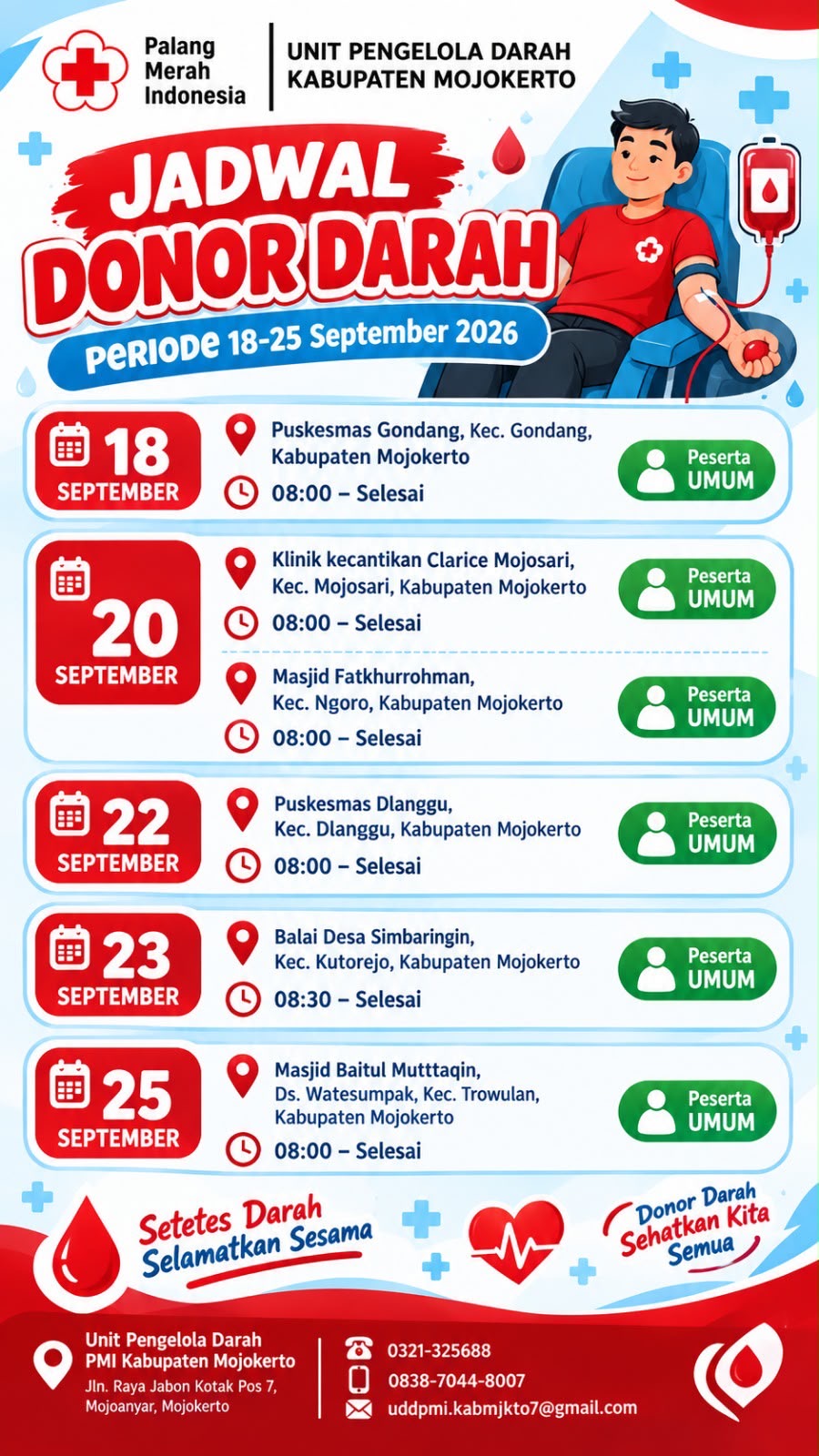 Jadwal donor darah