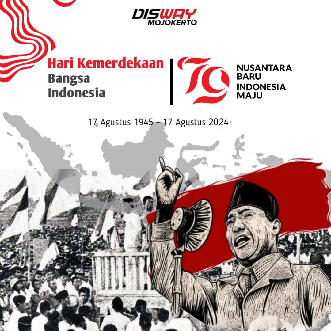 ucapan hut ke 79 ri disway mojokerto