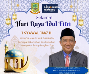 diskopukm kota mjkt ucapan idul fitri 1447 h