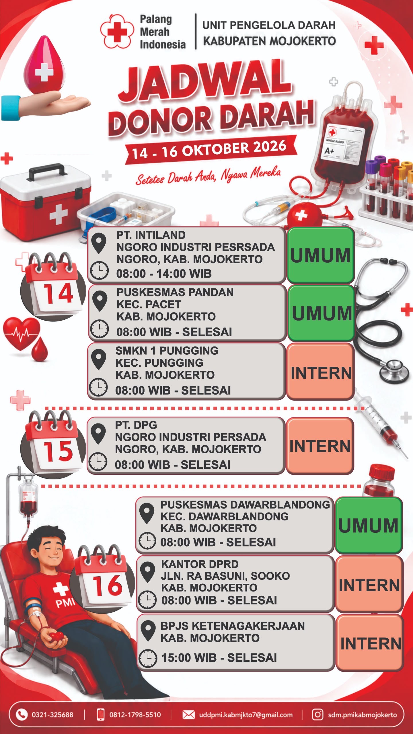 Jadwal donor darah