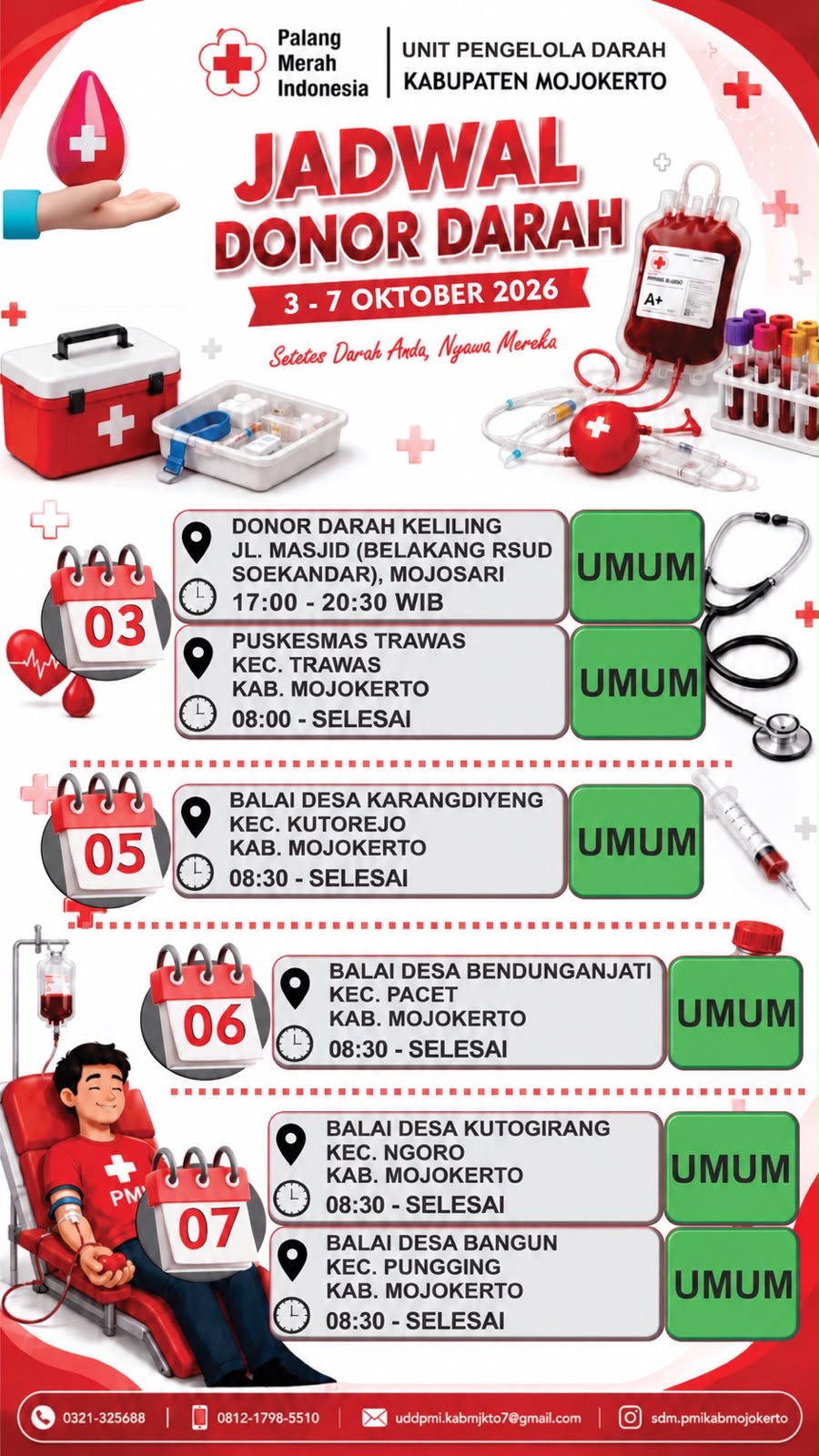 Jadwal donor darah