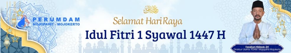 perumdam mjkt ucapan idul fitri 1447 h