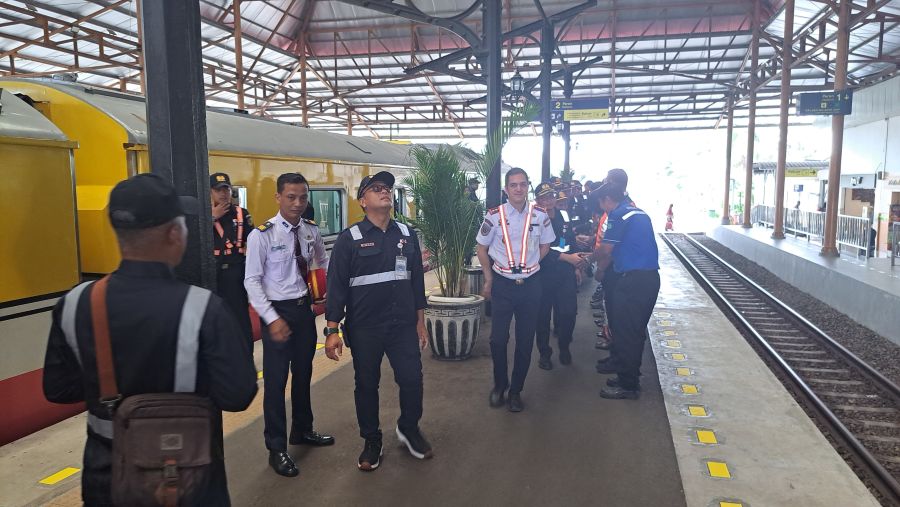 Cek Fasilitas dan Jalur, KAI Pastikan Stasiun Mojokerto Aman dan Nyaman