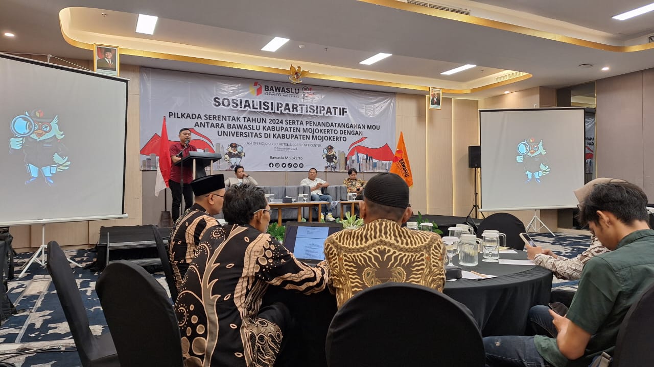 Selama Pilkada Serentak 2024, Bawaslu Kabupaten Mojokerto Catat Ada 11 Kasus Pelanggaran