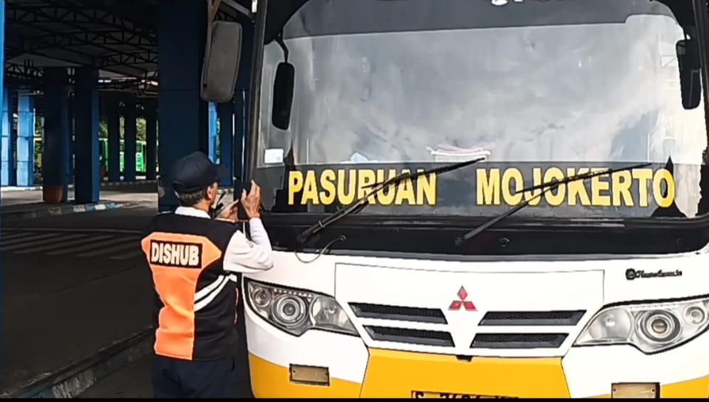 Libur Panjang Akhir Bulan, 181 Bus di Terminal Mojokerto Diperiksa 