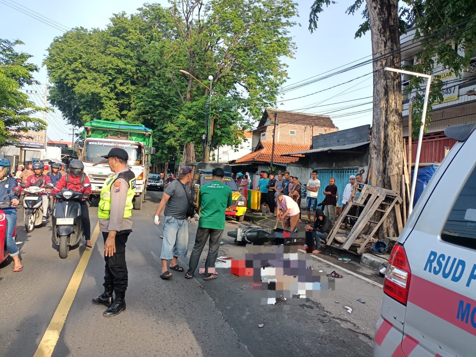 Kecelakaan Tabrak Lari di Pungging Mojokerto, Satu Korban Meninggal