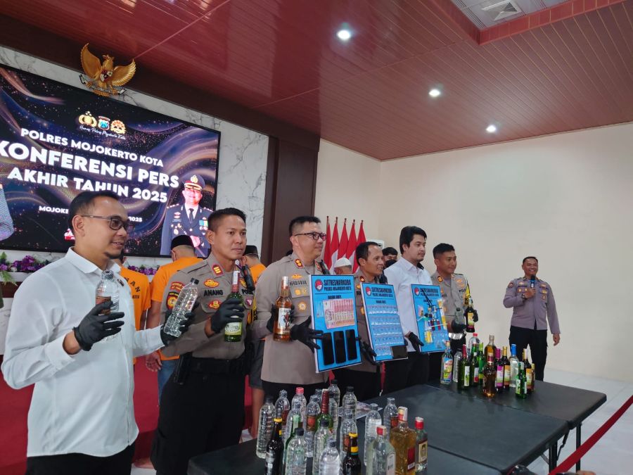 Sepanjang 2025, Kriminalitas di Kota Mojokerto Didominasi Penipuan dan Kejahatan Fidusia