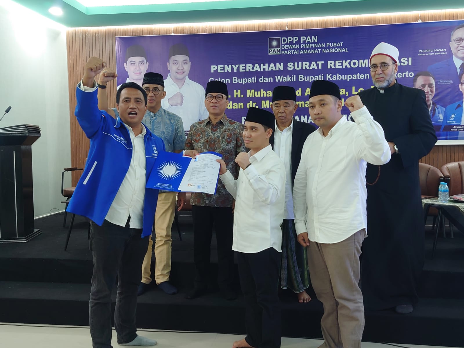 PAN Resmi Usung Gus Barra dan Rizal di Pilkada Mojokerto 2024