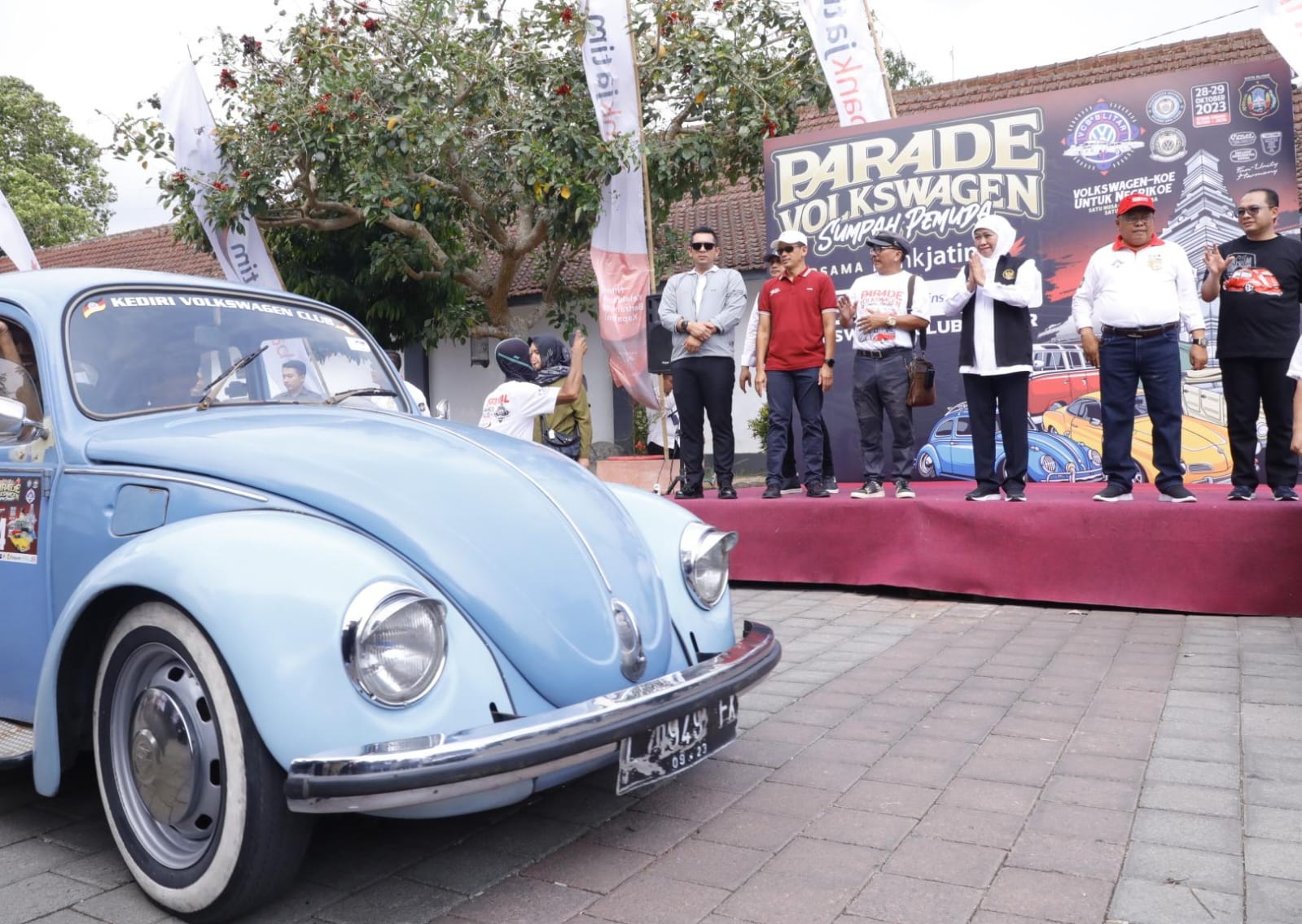 Parade VW Sumpah Pemuda Se-Jawa Bali Kunjungi Empat Candi di Blitar