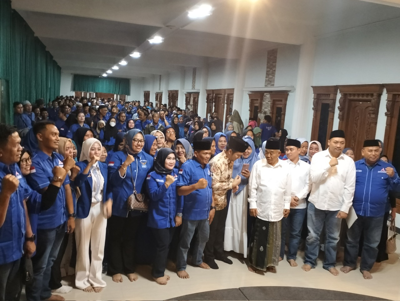 Demokrat Mojokerto Deklarasikan Dukung Khofifah-Emil dan Pasangan Mubarok di Pilkada 2024