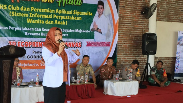 Bupati Ikfina Launching Aplikasi SIPUSWITA, Tingkatkan Literasi Perempuan dan Anak