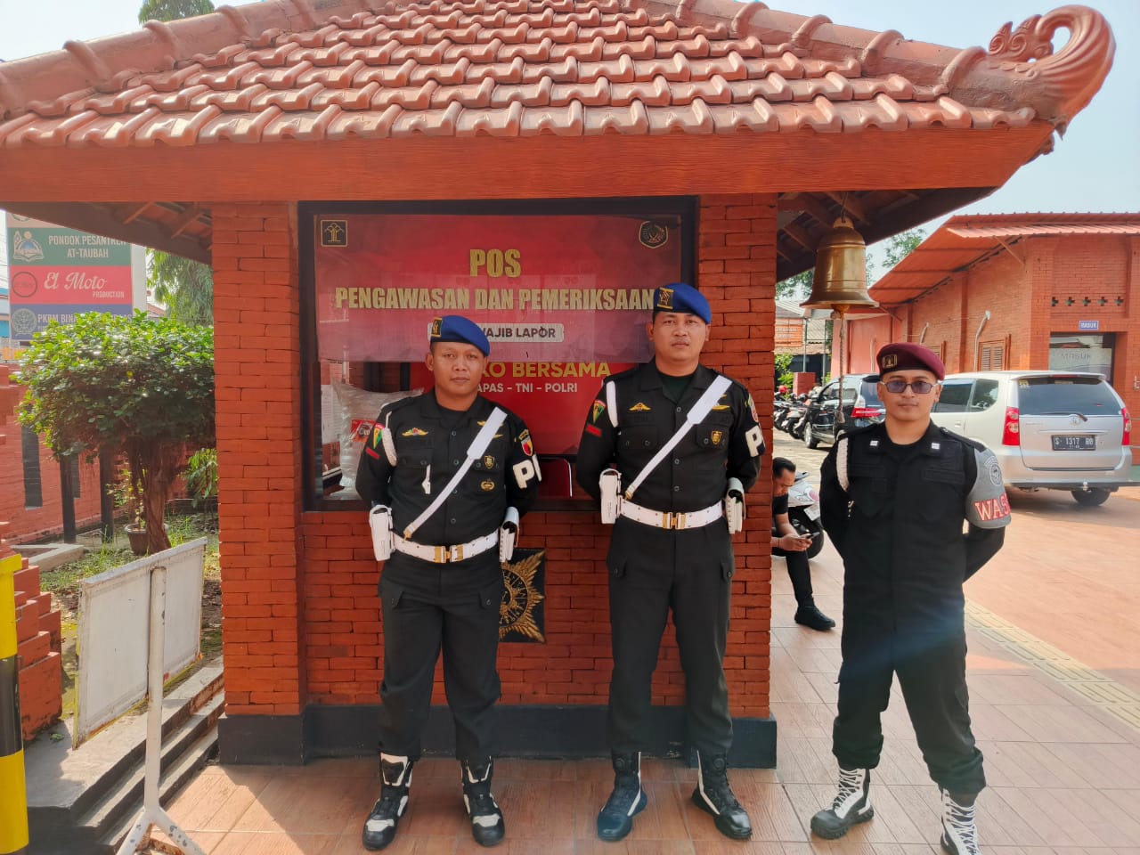 Perkuat Keamanan, Lapas Mojokerto Dapat Pengamanan dari Polresta dan Denpom