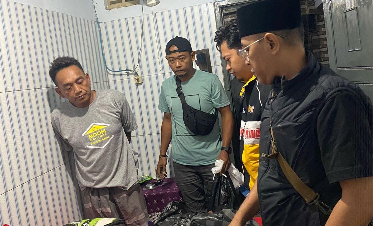 Maling Motor di Ngoro Mojokerto Berhasil Diringkus Polisi di Penginapannya