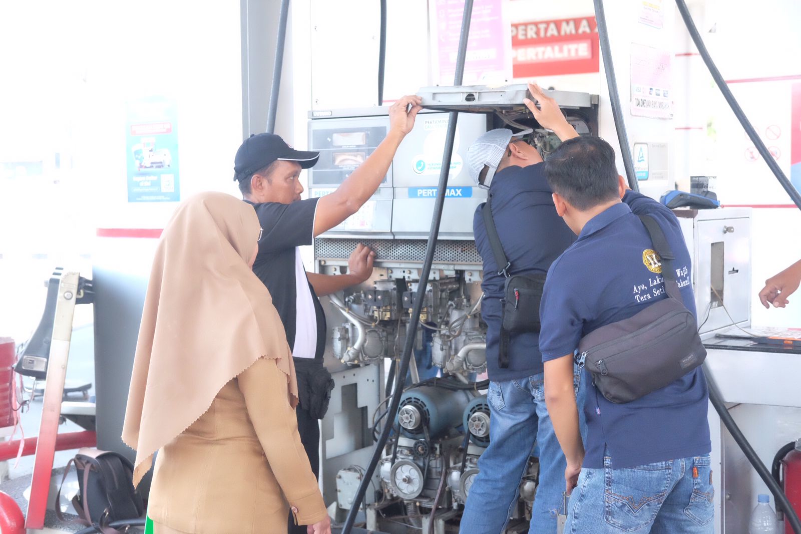 Dikeluhkan Masyarakat, SPBU Bhayangkara di Kota Mojokerto Langsung Disidak