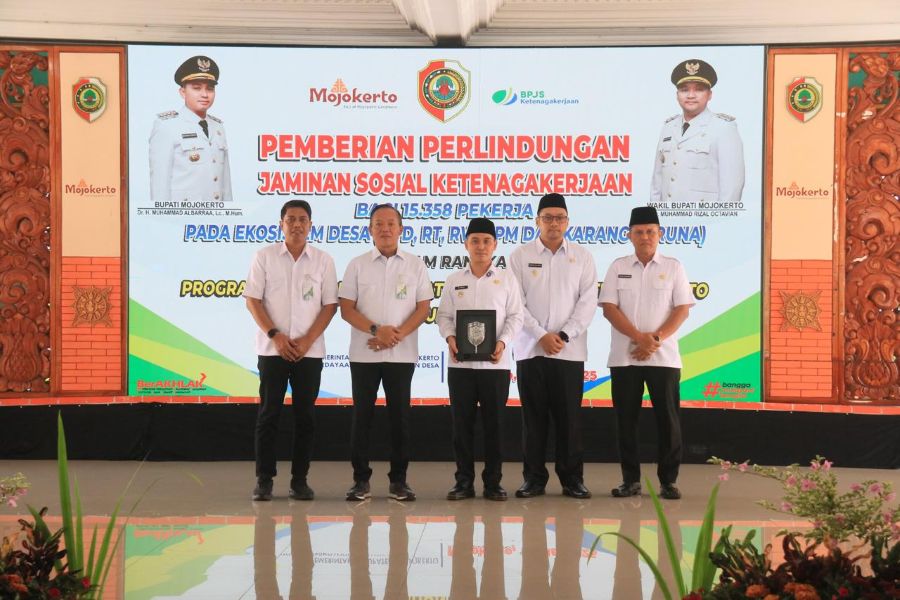 15.358 Pekerja Ekosistem Desa di Kabupaten Mojokerto Peroleh Kesejahteraan Senilai Rp 1 M Lebih