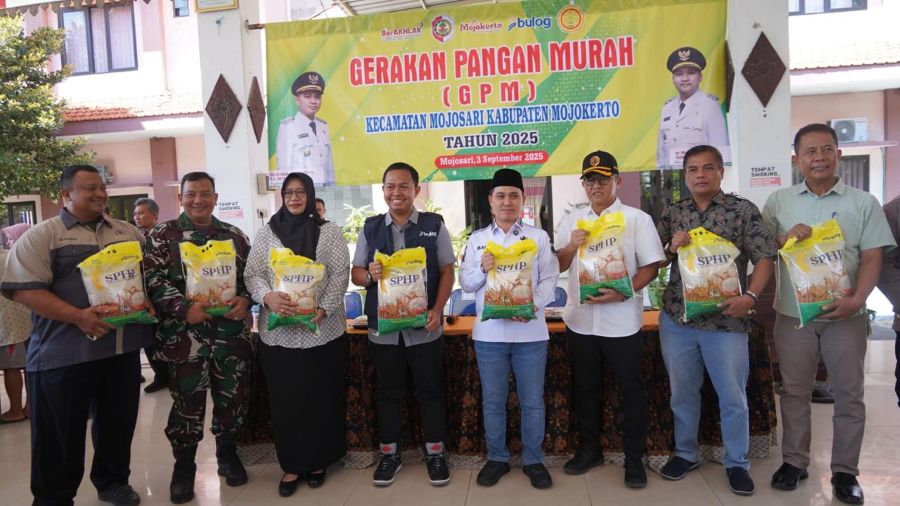 Pemkab Mojokerto Gelar Gerakan Pangan Murah Serentak di 18 Kecamatan