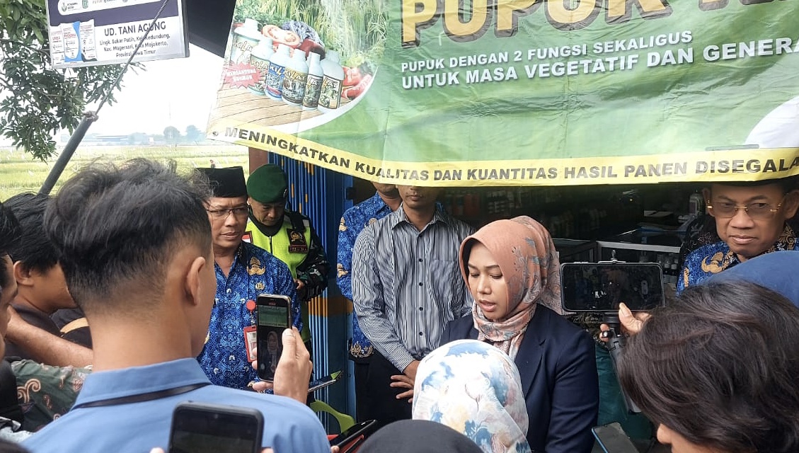 Wali Kota Mojokerto Sidak Stok Pupuk dan Gas Elpiji Bersubsidi