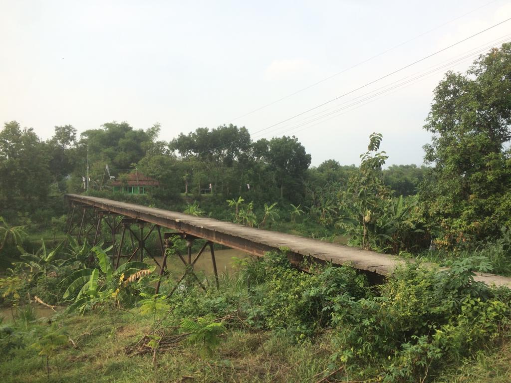 Jembatan Deng-Deng, Jembatan Ekstrem Peninggalan Belanda di Mojokerto