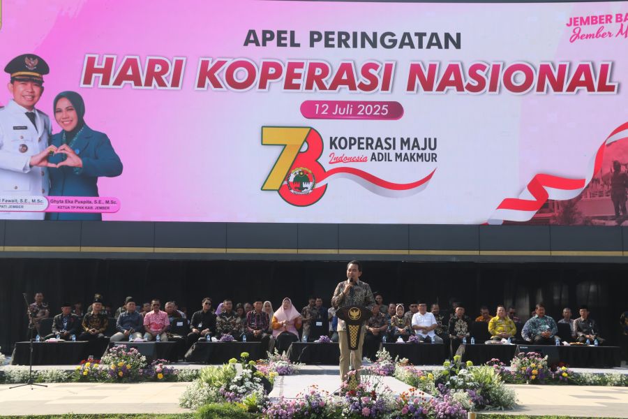 Peringatan Hari Koperasi Nasional ke-78, Bupati Jember Ajak Bangkitkan Koperasi