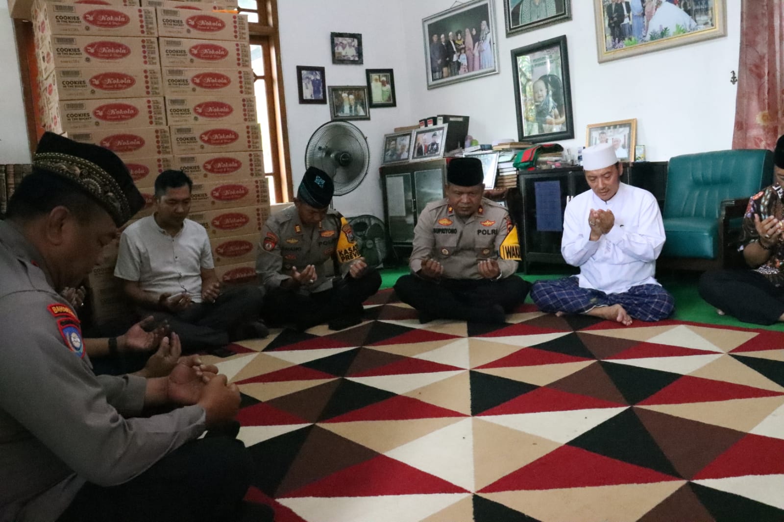 Safari Ponpes, Polresta Mojokerto Ajak Ulama Jaga Kondusivitas