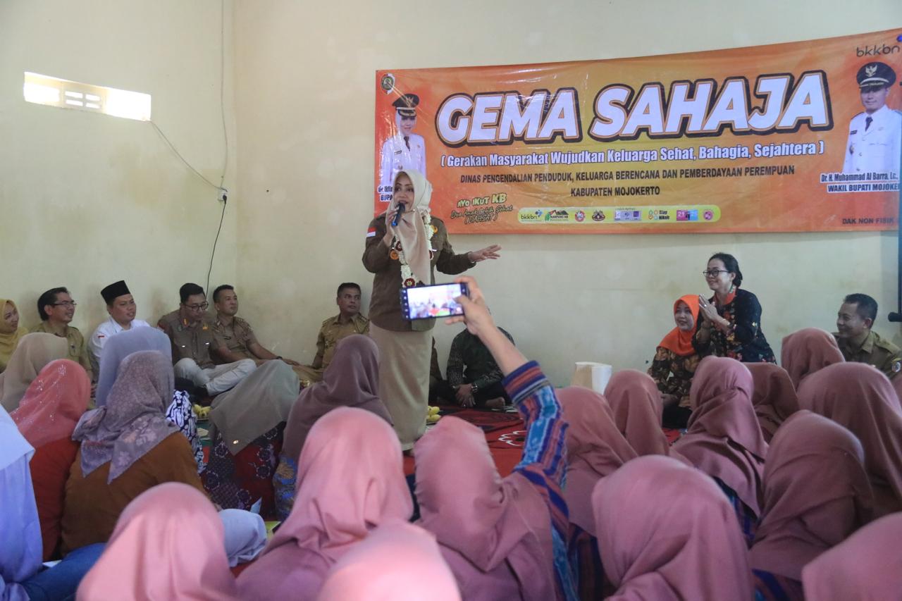 Galakkan Edukasi Pentingnya KB, Pemkab Mojokerto Kembali Gelar Program Gema Sahaja