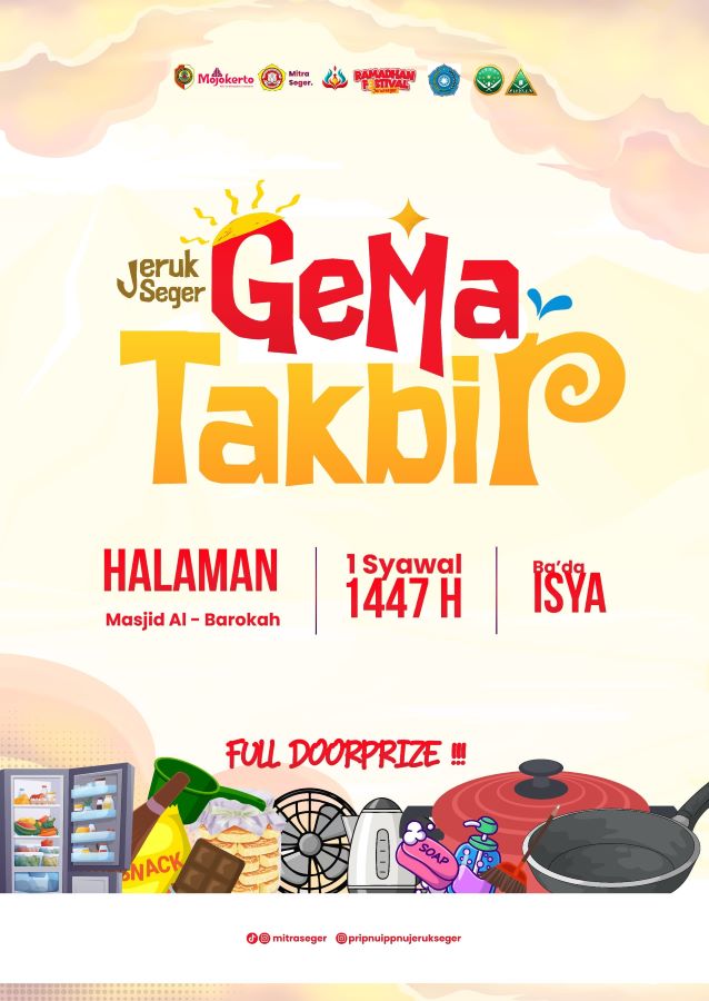 Gema Takbir Jerukseger 1447 H: Semarakkan Malam Kemenangan dengan Tradisi dan Kebersamaan