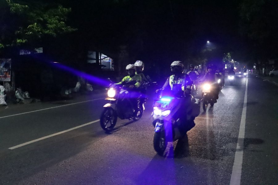 Polisi di Kota Mojokerto Intensifkan Patroli Cipta Kondisi, Targetkan Area Rawan Kriminalitas