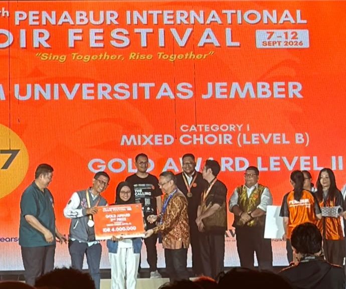 Latihan Sejak Januari, PSM Unej Bawa Pulang Dua Penghargaan dari Festival Paduan Suara Internasional
