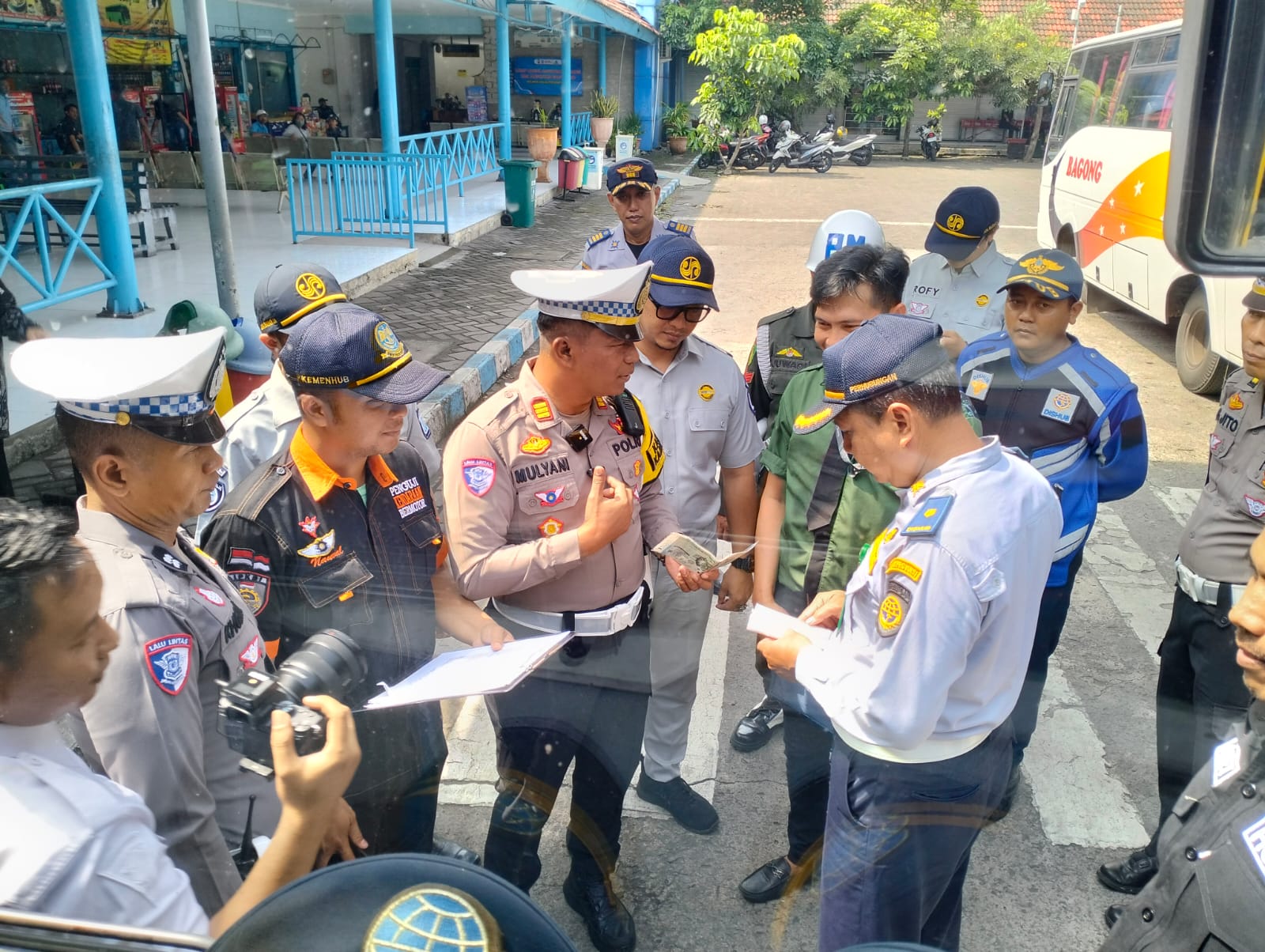 Jelang Ramadan, Tim Gabungan Gelar Ramp Check di Terminal Kertajaya Mojokerto