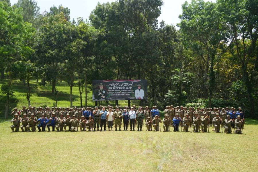 Tingkatkan Disiplin dan Kekompakan, Retreat Satpol PP dan Damkar Kota Mojokerto Berakhir