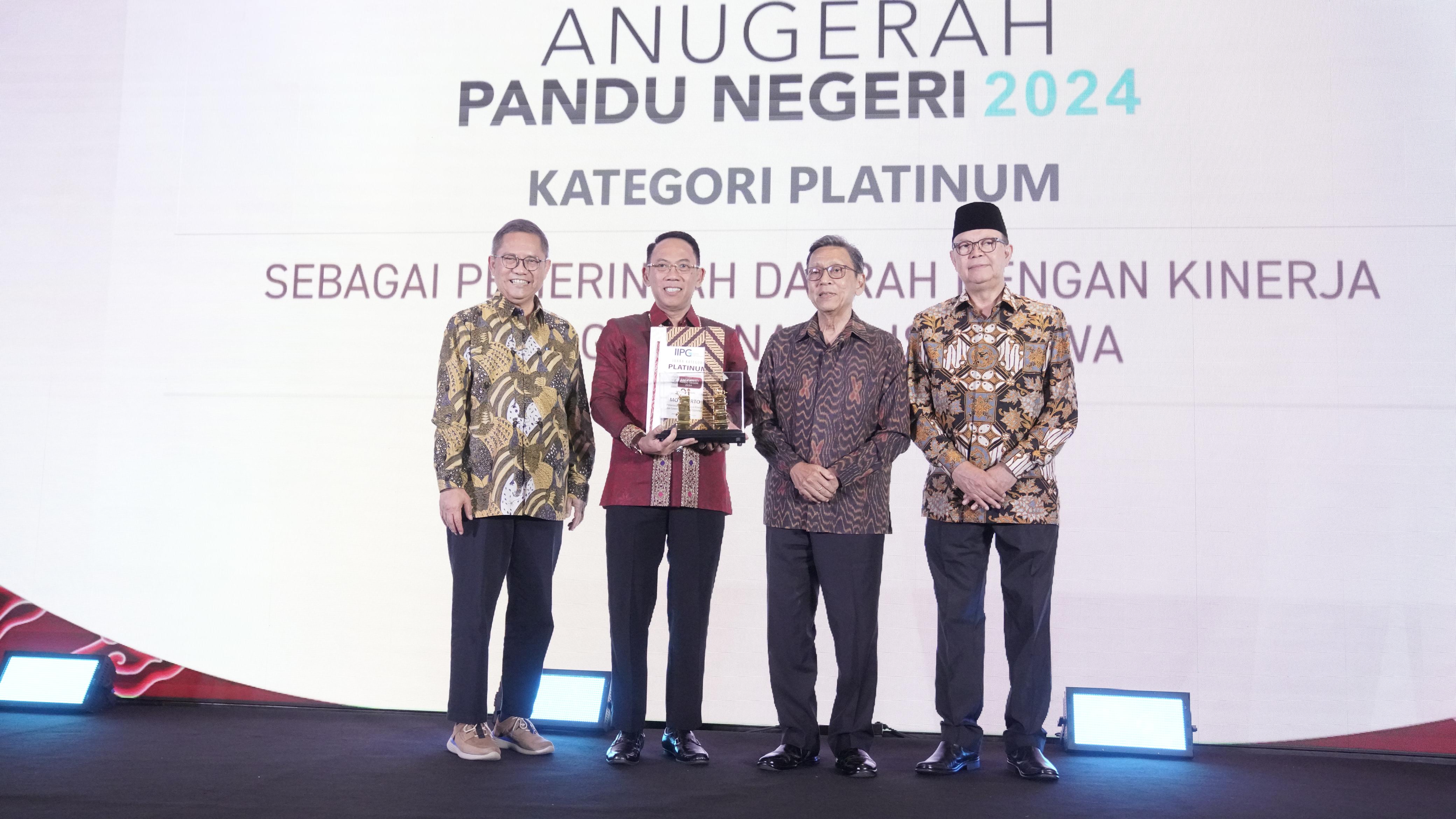 ﻿Anugerah Pandu Negeri 2024, Pemkot Mojokerto Raih Predikat Kinerja dan Governansi Istimewa