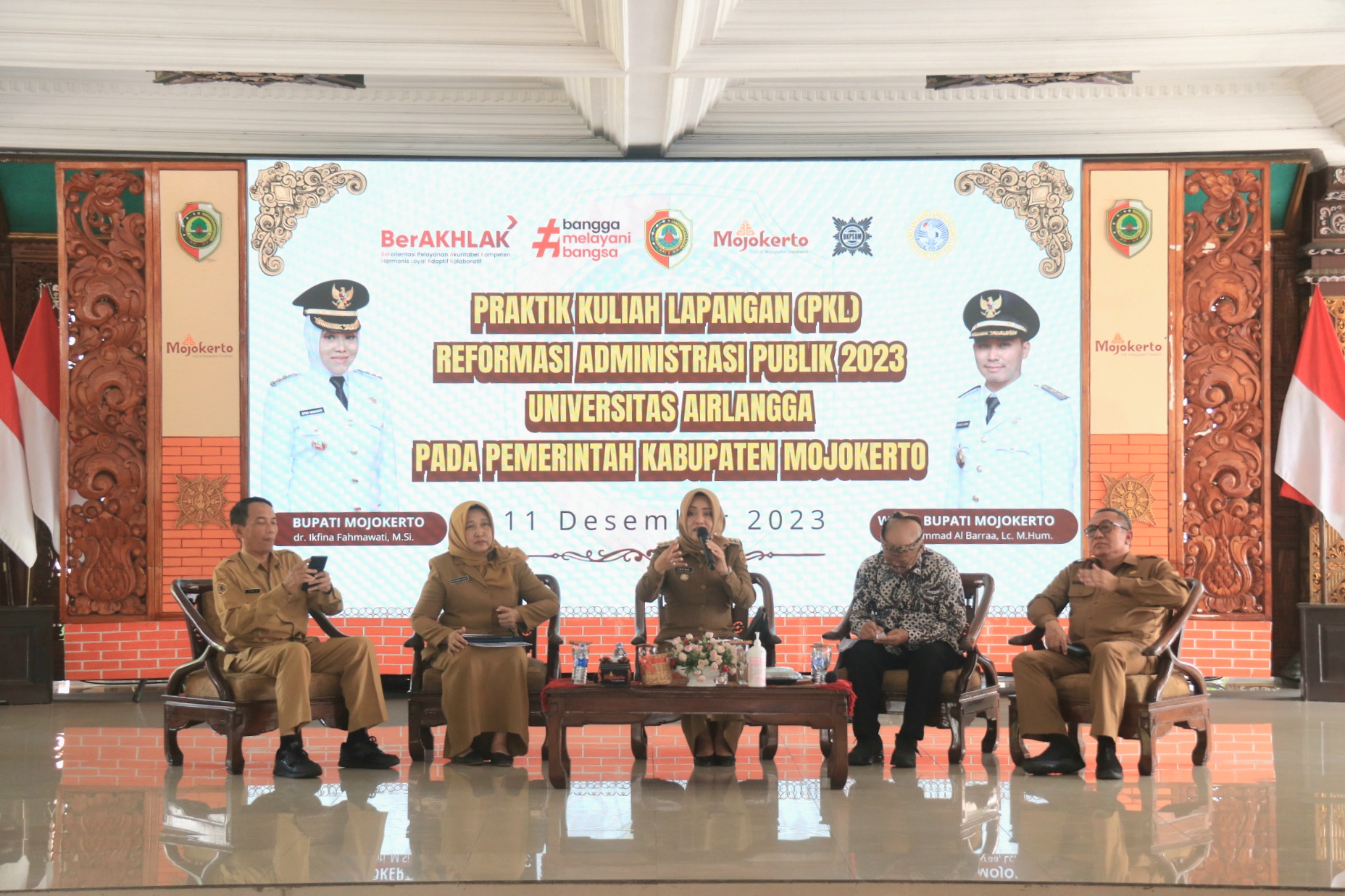 150 Mahasiswa Unair PKL di Pemkab Mojokerto