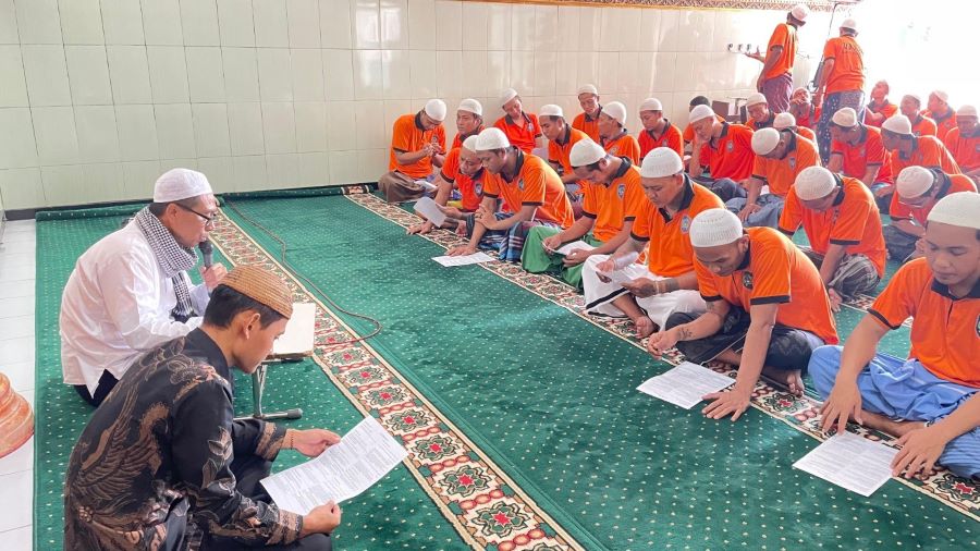 Ramadan di Lapas Mojokerto, Warga Binaan Ikuti Pesantren Kilat