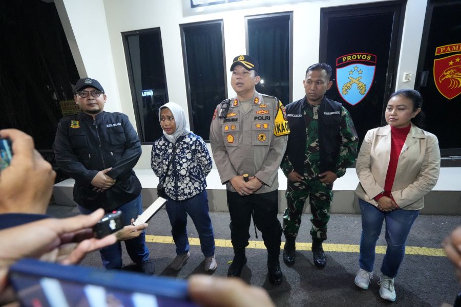 Pastikan Kota Mojokerto Kondusif, Ning Ita bersama Forkopimda Lakukan Patroli Skala Besar