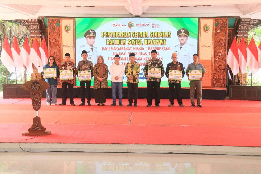 Pemkab Mojokerto Kembali Gelontorkan Dana Hibah untuk Mahasiswa Berprestasi dan Lembaga Keagamaan
