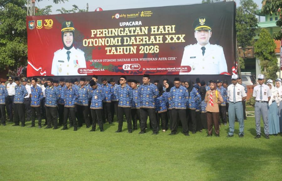 Hari Otonomi Daerah, Wawali Mojokerto Ingatkan: Sinergi Pusat-Daerah Kunci Layanan Publik