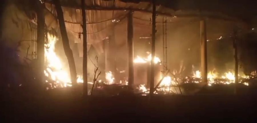 Kandang Ternak di Gondang Mojokerto Ludes Terbakar, 1 Ekor Sapi Tewas dan 3 Luka Bakar