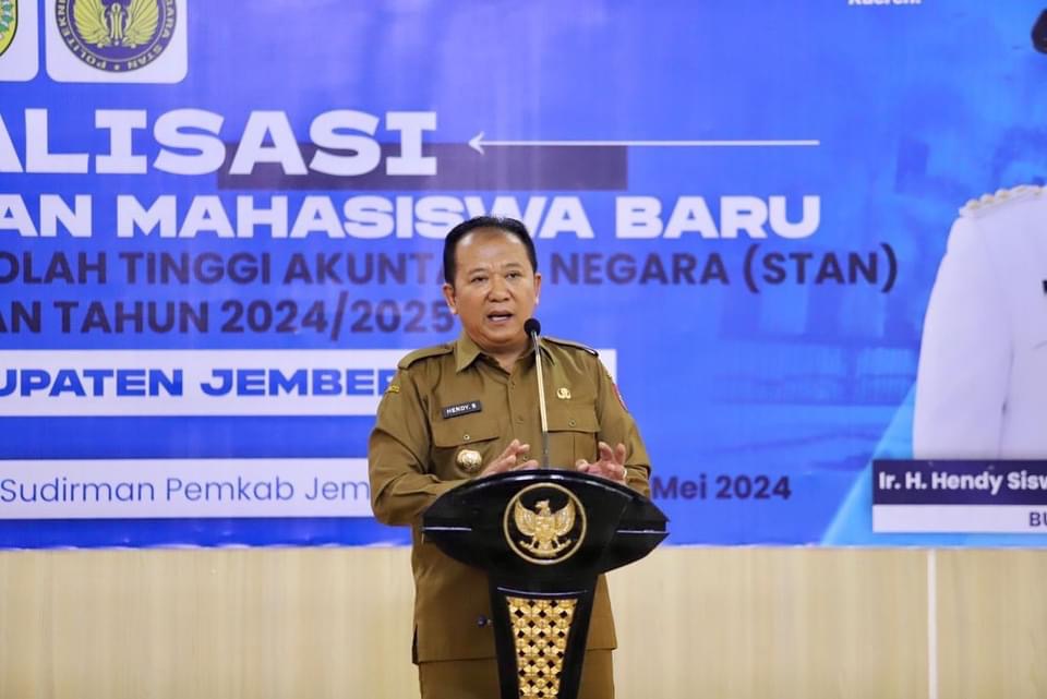 Sosialisasi Penerimaan Mahasiswa PKN STAN, Bupati Jember Berharap Putra Putri Terbaik Daerah Bisa Mengikuti