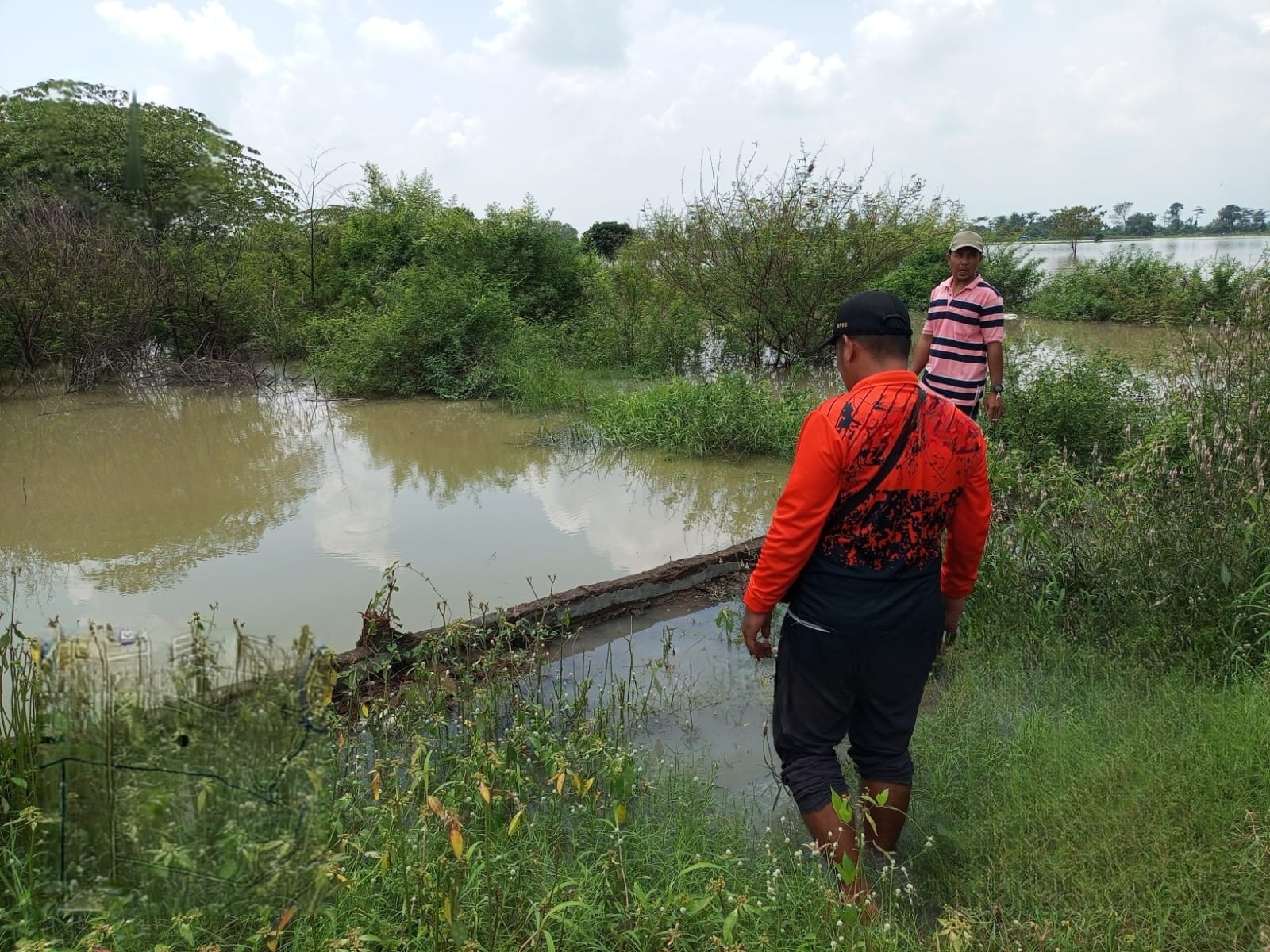 BPBD Mojokerto Mitigasi Banjir di Desa Tempuran, Identifikasi 16 Klep Tidak Berfungsi