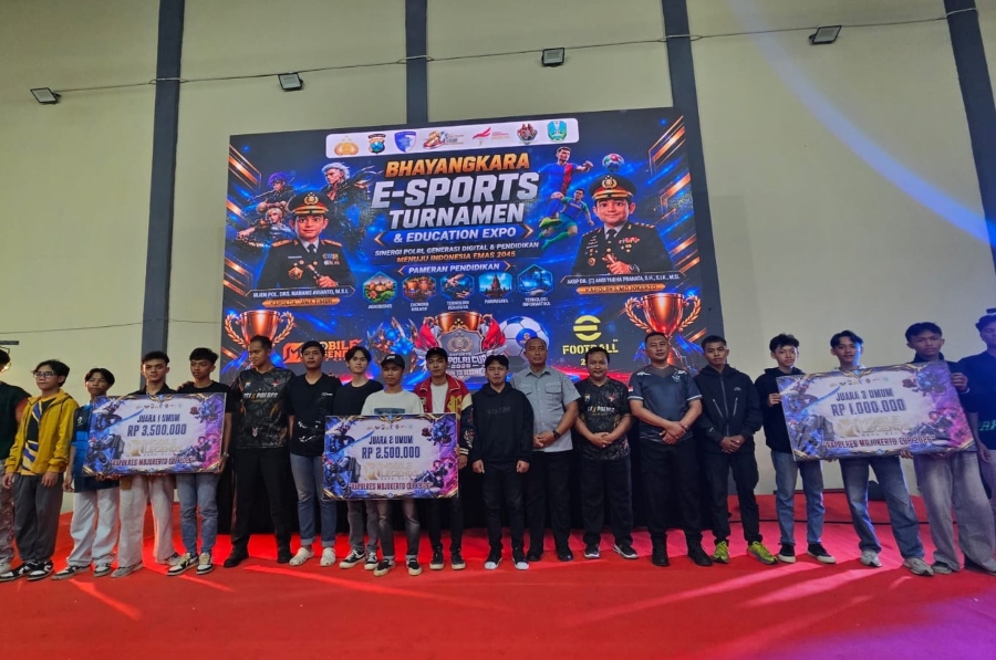 MLBB dan E - Football Kapolres Cup Meriahkan Rangkaian Hari Bhayangkara ke 80