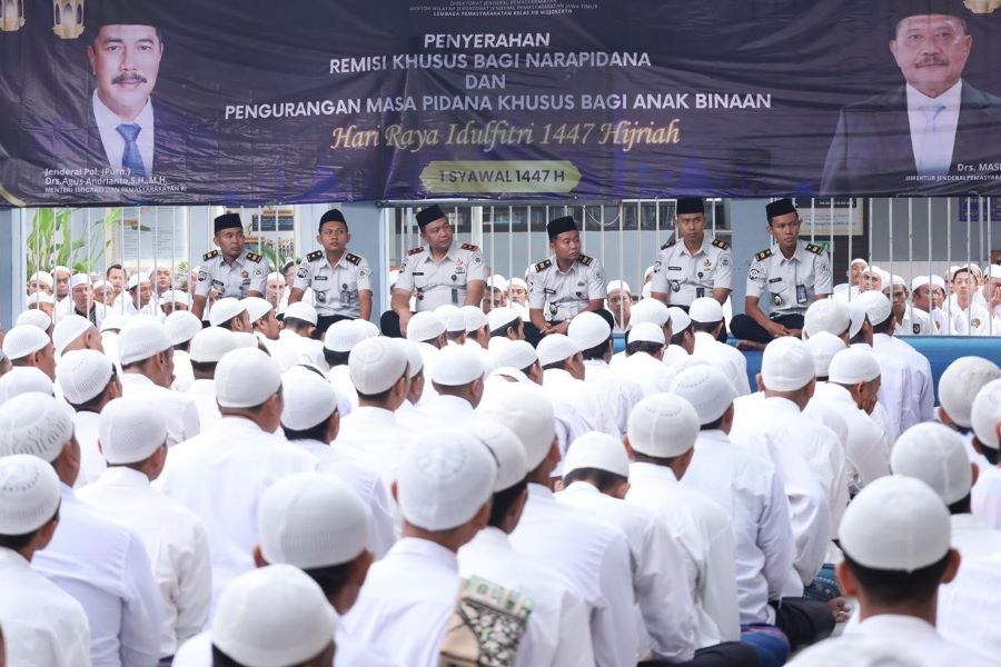 461 Warga Binaan di Mojokerto Terima Remisi Idulfitri 2026