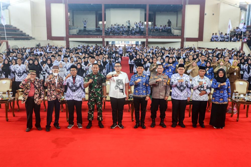 Rangkaian Peringatan HUT PGRI, Mas PJ Tegaskan Pemkot Mojokerto Alokasikan 22 % APBD untuk Pendidikan 