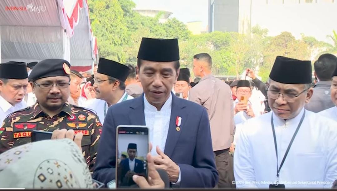 Presiden Jokowi Enggan Komentari Nama Gibran sebagai Cawapres