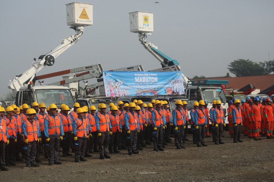 Apel Pembukaan Maraton, Wawali Kota Mojokerto Ingatkan Manfaatkan Listrik dengan Bijak