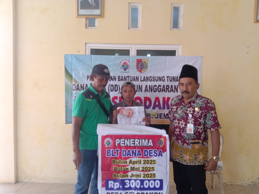 Tertunda Enam Bulan, BLT Dana Desa Selodakon, Tanggul Jember Akhirnya Cair untuk 57 Keluarga